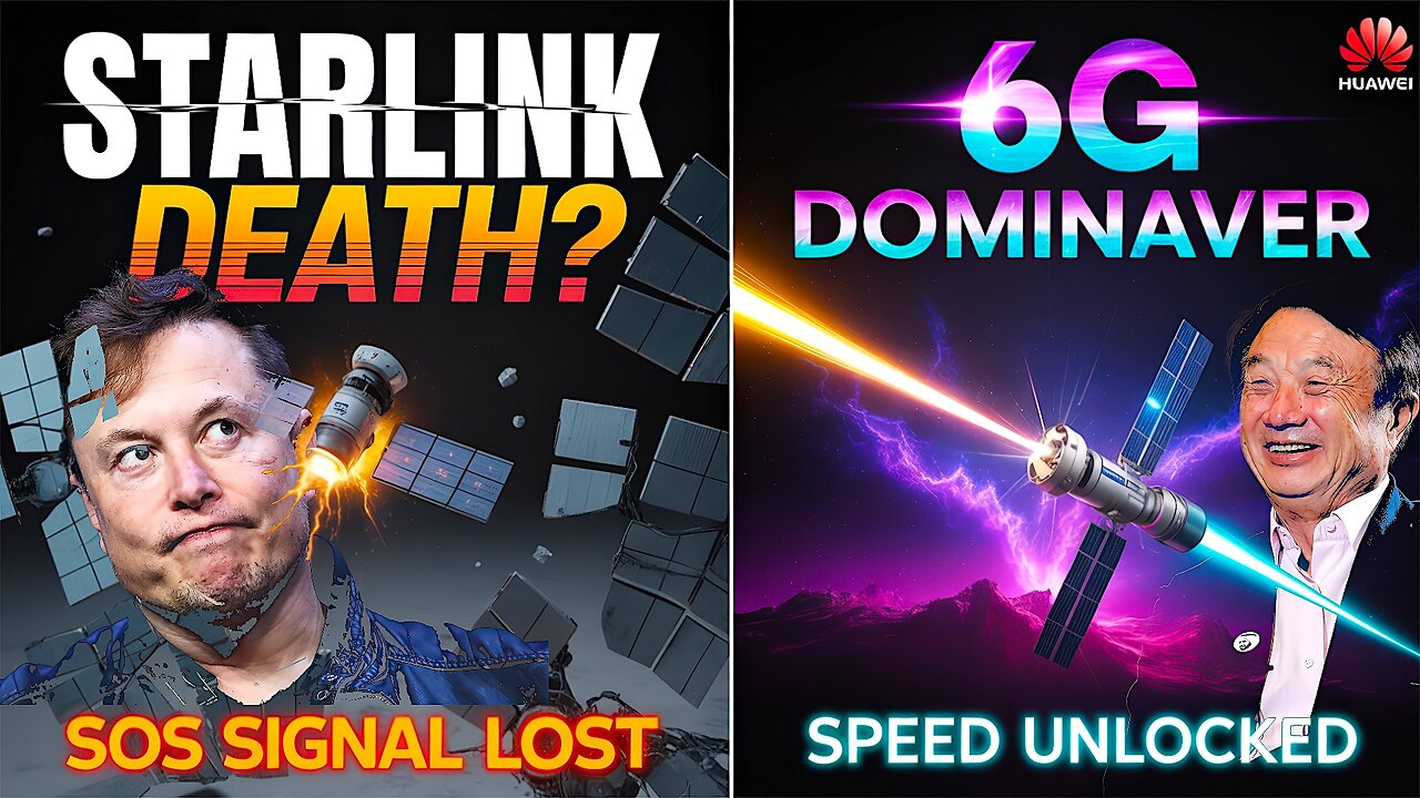 STARLINK PANIC! Huawei’s 6G Satellite Just KILLED SpaceX’s Dominance?💥🚀 (The Tech World Is SHOOK)