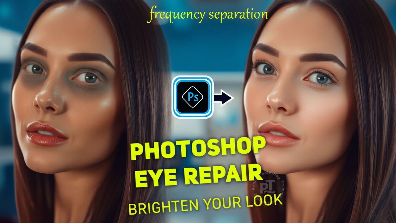 How to Remove Dark Eye Circles in Photoshop with Pro Technique
