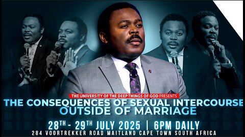 The Consequences of Sexual Intercourse Outside of Marriage Part 2 with Pastor John Anosike