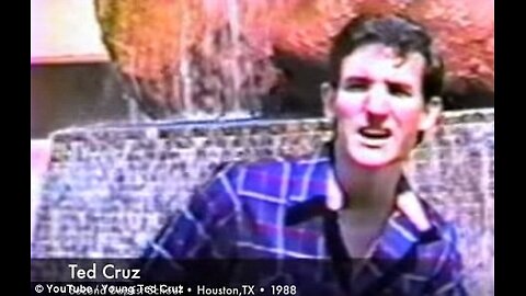 (1988) 17-year old Ted Cruz says he wants WORLD DOMINATION & to be RICH/POWERFUL