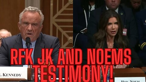 TRUMP INTERVIEW PLUS RFK JR AND KISTNI NOEMS TESTIFY!
