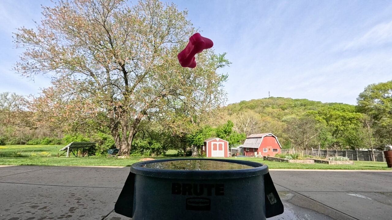 Slow Motion Giant Squishy Game Controller Drop / Splash