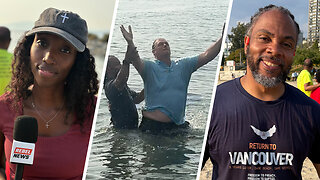 Street preacher — assaulted by LGBTQ+ mob in Vancouver — returns to baptize in peace