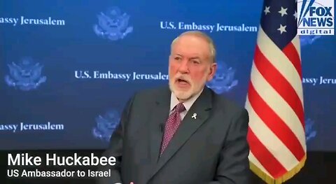 Ambassador Mike Huckabee is one of the few Trump officials who actually stand with Israel🇮🇱💯
