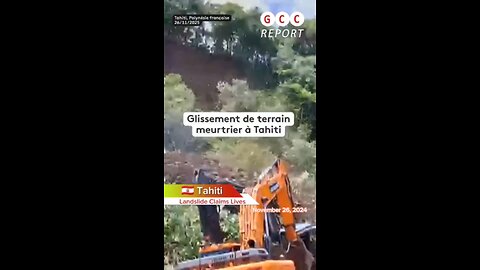 #Tahiti #Landslide #Emergency #NaturalDisaster #climate #anomaly #climatecrisis #weather #destructio