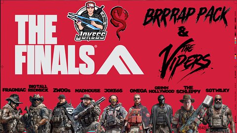 [LIVE] THE FINALS | The Pit With The Brrrap Pack and The Vipers! | First Stream As A VIPER!