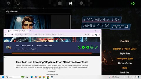 How to install Camping Vlog Simulator 2024 Free Download