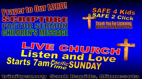 20250727 July 27th LIVE STREAM Church Service Trinity Lutheran Sauk Rapids MN