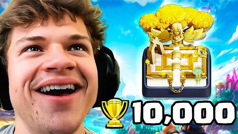 Jynxzi Hits 10,000 Trophies in Clash Royale!