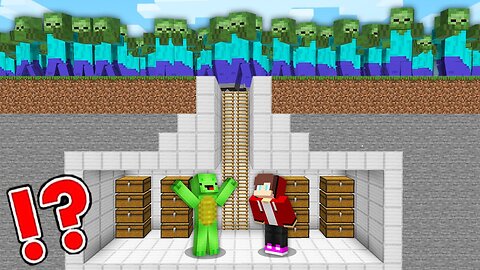 ZombieEXE VS Mikey and JJ Diamond bunker!
