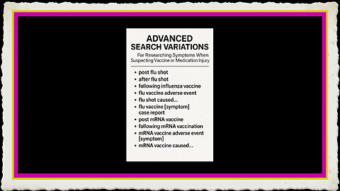 ADVANCED SEARCH VARIATIONS (Part 2 The Deep Dive Method)