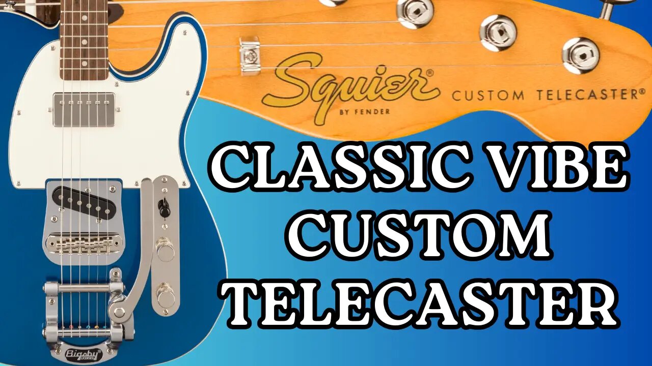 Squire Classic Vibe Custom Telecaster SH with Bigsby FIRST LOOK + Tone Tip (No Mods Required)