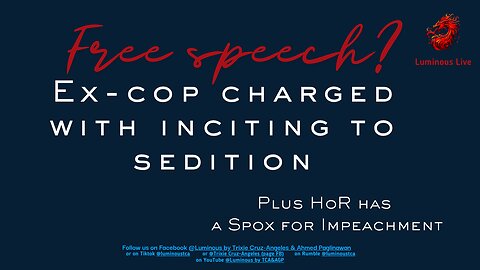 Ex cop charged with inciting