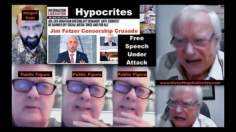 ADL Jonathan Greenblatt Upsets Antisemite Jim Fetzer Herpe Russ Winter Alleged Pedo Joachim Hagopian