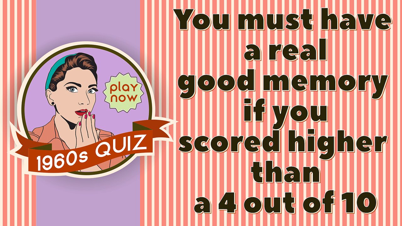 Quiz About The 1960s
