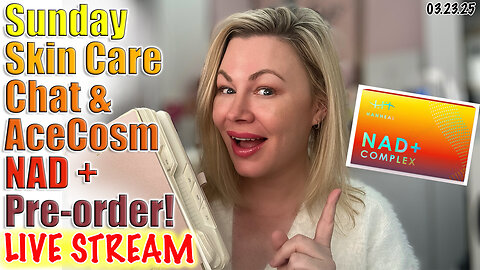 Live Sunday Skin Care Chat and AceCosm PRE-Order, Code Jessica10 Saves you 20% OFF!