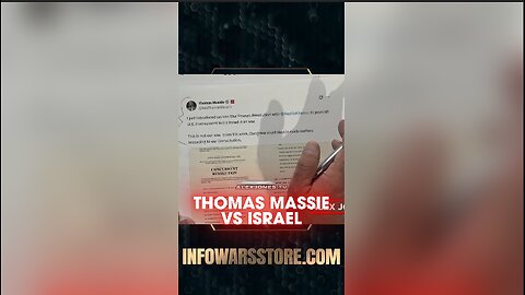 Alex Jones: Thomas Massie is Trying To Stop Trump From Bombing Iran - 6/17/25