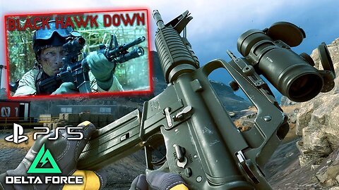 Black Hawk Down | Delta Force PS5 Gameplay with CAR-15 | Tactical Shooter Action