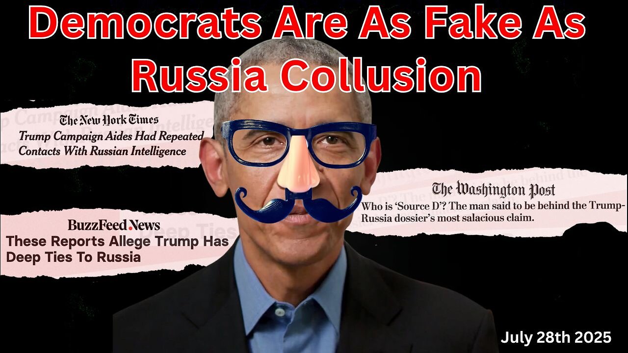 Democrats Are As Fake As Russian Collusion