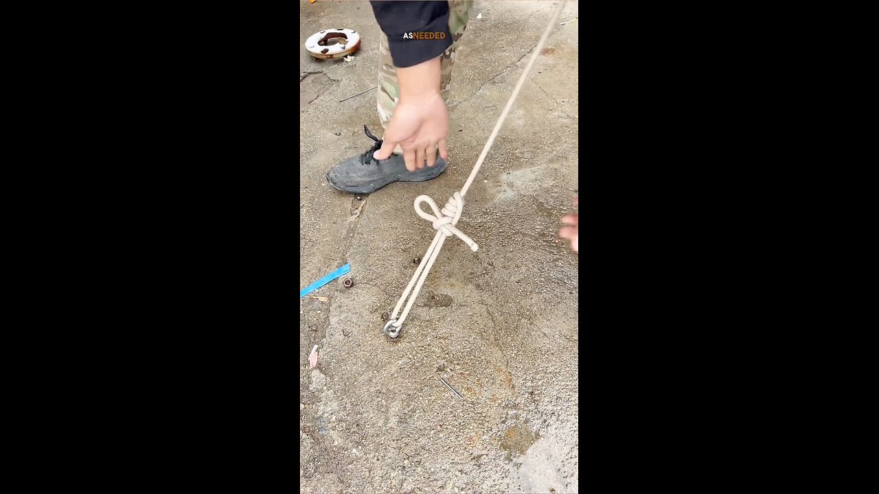The Genius Knot That Locks Instantly — No Slip, No Tools!