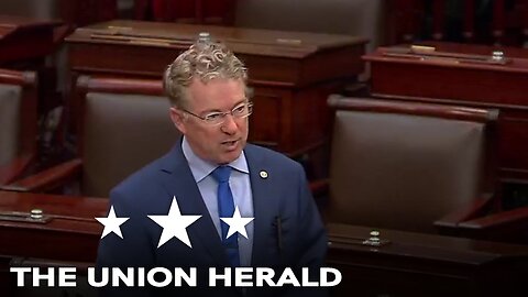 Senator Paul Delivers Remarks on President Trump's Tariff Policy