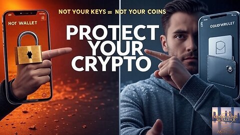 rypto Custody Explained | Hot Wallet vs Cold Wallet vs Exchange 🔐