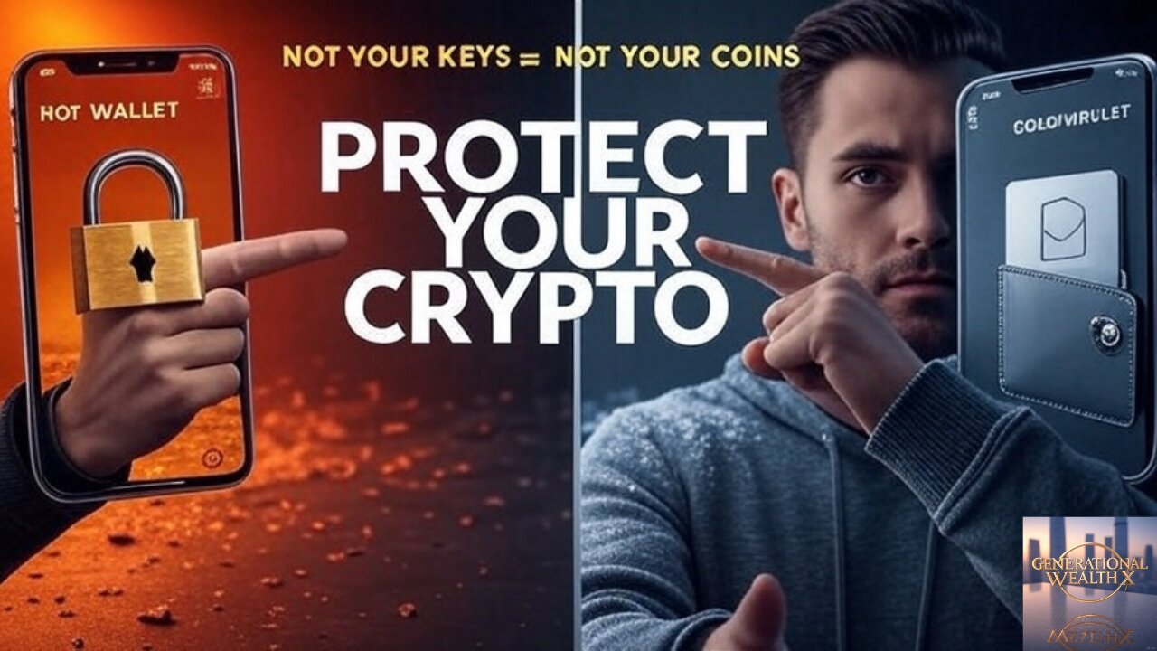 rypto Custody Explained | Hot Wallet vs Cold Wallet vs Exchange 🔐