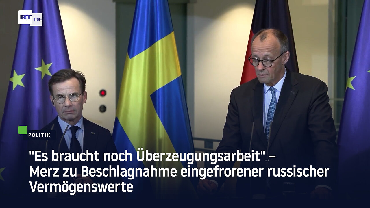 Es braucht noch Überzeugungsarbeit – Merz zu Beschlagnahme eingefrorener russischer Vermögenswerte