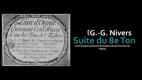 G.-G. Nivers: Suite du 8e Ton (1665)