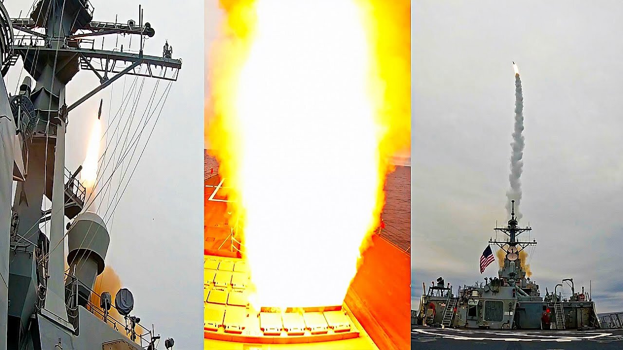 USS Benfold BLASTS Missile at High-Speed Drone in Philippine Sea!