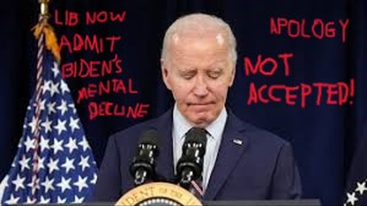 Apology NOT Accepted: Libs FINALLY Admit Biden's Decline!