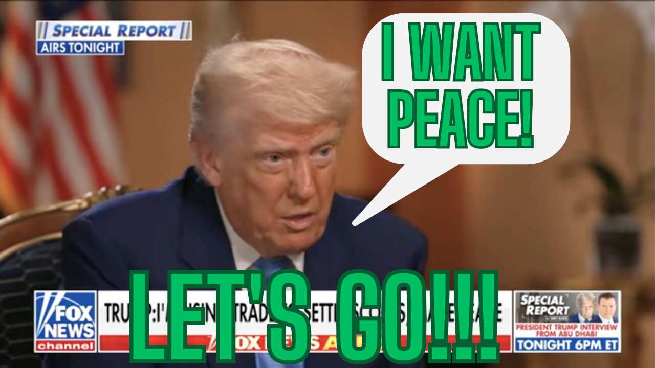 TRUMP BRINGS PEACE TO THE MIDDLE EAST!?
