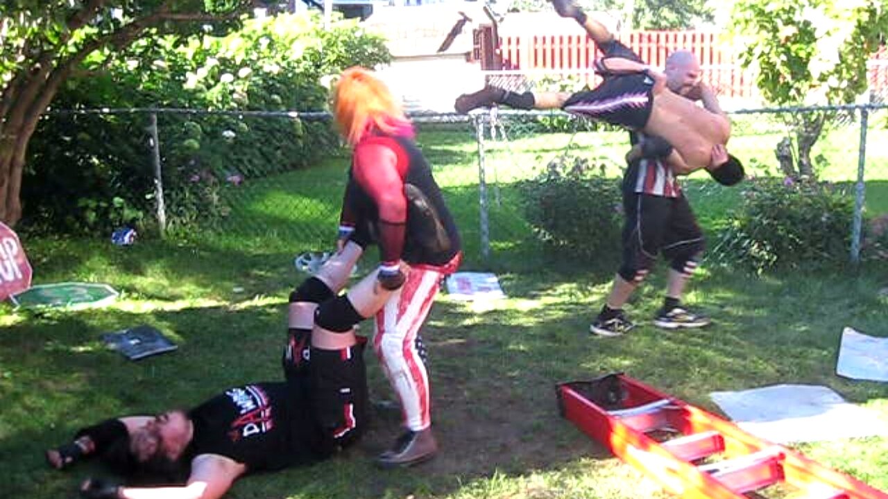 The Dawning (c) VS S&M {CHW Tag Team Championship Match} Backyard Wrestling