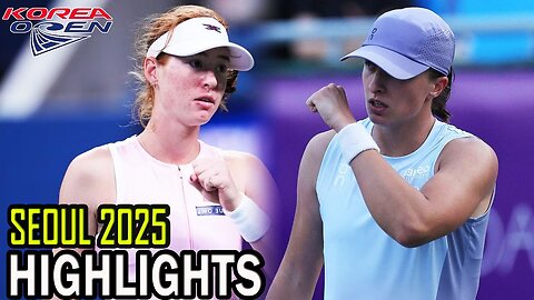 Iga Swiatek vs Maya Joint SF | Seoul 2025