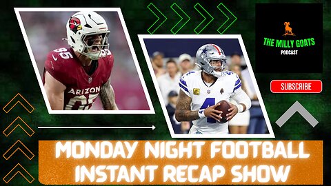 Cardinals BAMBOOZLE Cowboys - MNF Instant Reaction