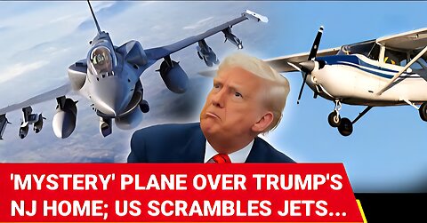 US F-16 Jet Intercepts SUSPICIOUS Aircraft Over Trump's Golf Club; Trump Assassination Bid