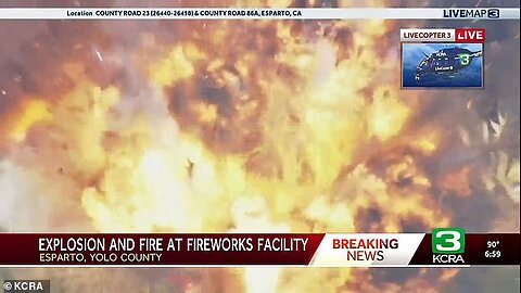 BREAKING: Fireworks Facility Explodes in California