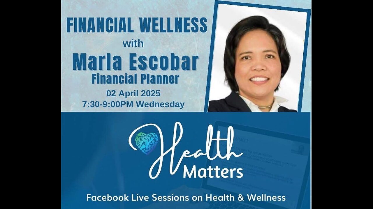 Health Matters Session 113 Financial Wellness with Marla Escobar