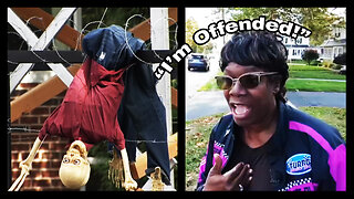 Man Stands Up To People "Offended" By His Halloween Display