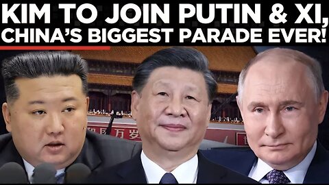 Xi Hosts Kim & Putin at Beijing Parade as Trump Eyes Kim Meeting
