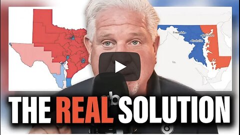 Glenn Beck ~ Maryland Governor wants MORE gerrymandering instead of THIS?!