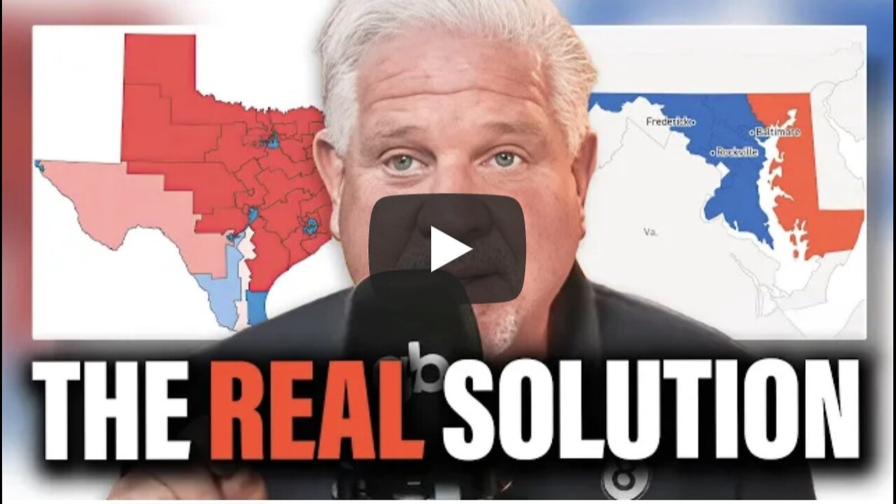 Glenn Beck ~ Maryland Governor wants MORE gerrymandering instead of THIS?!