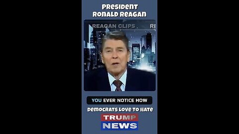 Ronald Reagan was spitting facts