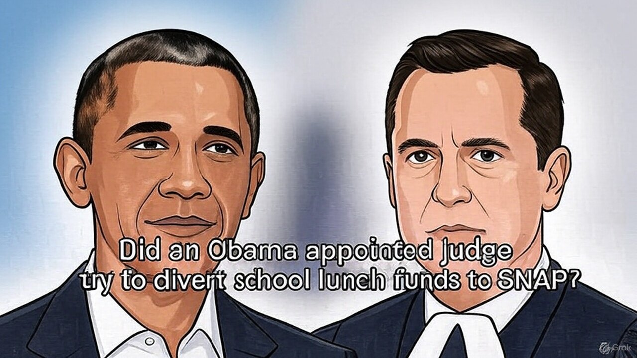 Did an Obama appointed judge try to divert school lunch funds to SNAP? - AC Daily Show Ep 596