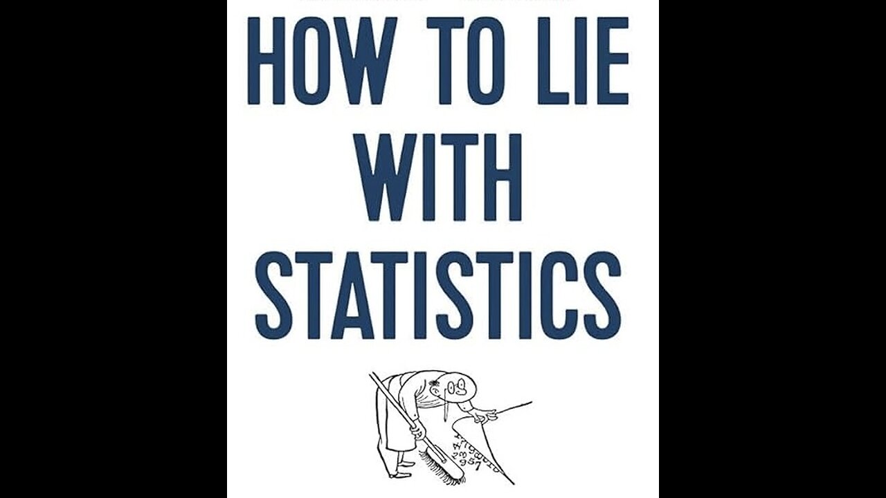 Statistics never lie. People do.
