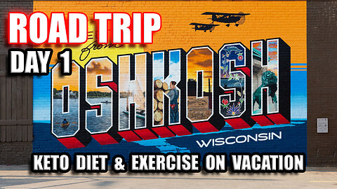 How to stick to a low carb keto diet and exercise on vacation - Road Trip Day 1 - #lazyketo