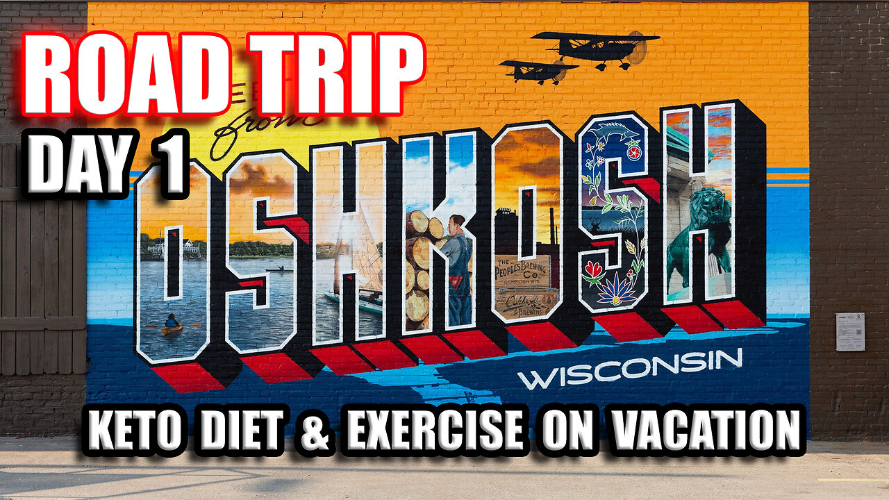 How to stick to a low carb keto diet and exercise on vacation - Road Trip Day 1 - #lazyketo