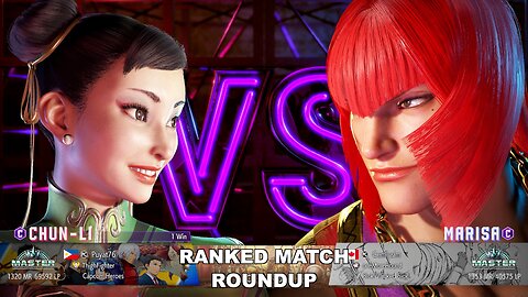 Kuya Kalbo SF6 Ranked Match Roundup. Chun Li Master Rank [Hori Fight Stick]