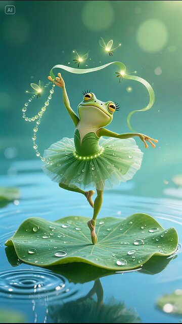 Frog dance on 🌿