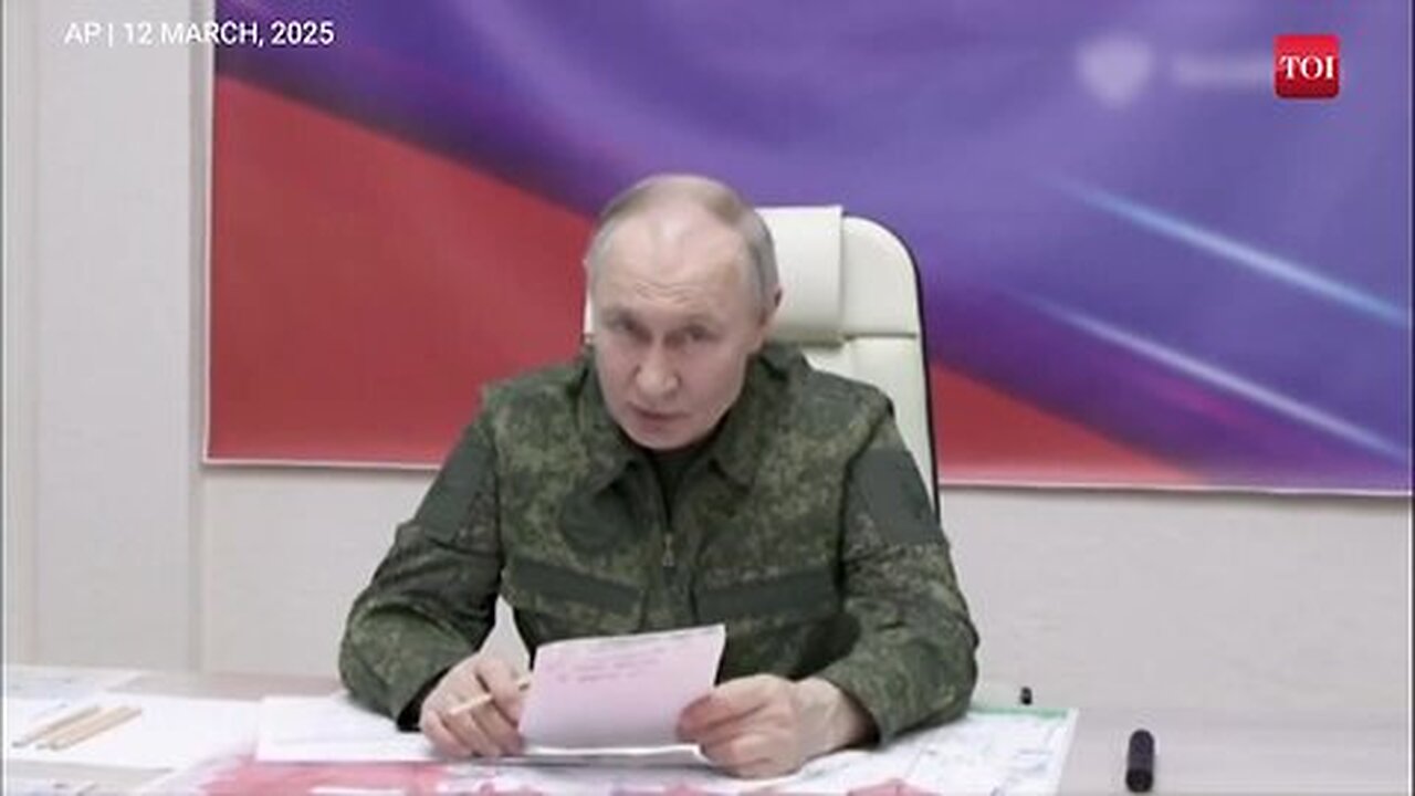 Putin Drops Big Hint Dressed In Military Fatigue In Kursk; Sends Strong Message To Trump_ _ Watch